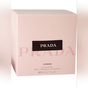 🆕 PRADA AMBER PERFUME FRAGRANCE 2.7 oz large bottle NEW SEALED DISCONTINUED NIB